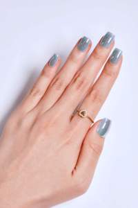 Faux Ongles Blancs Perle Longs Carrés Effet Lacté Ballerine, Fabrication OEM/ODM Personnalisée, Chrome ABS, Vente en Gros - Product Image 4