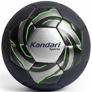 Ballon de football KANDARI SPORTS, noir, rouge, or, design dragon, durable, léger, entraînement intérieur/extérieur - Product Image 2