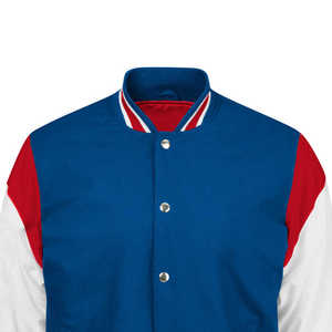 Unisex Custom Streetwear Waterproof Eco-Friendly Vintage Winter <b>Fleece</b> <b>Lined</b> Windbreaker Baseball Varsity College <b>Jacket</b> - Product Image 4