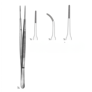 Pinces à dissection Gerald 175 mm en acier inoxydable de qualité supérieure, instrument dentaire de classe I par Vitra Instruments - Product Image 1