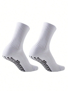Calcetines deportivos con logotipo personalizado, calcetines personalizados de algodón atlético de diseñador acanalado de baloncesto - Product Image 3