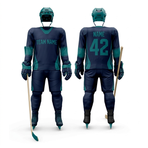 Jersey de Hockey sobre Hielo Personalizado al por Mayor OEM |   Tela de malla transpirable |   Uniformes de Hockey con Logotipo, Uniformes de Hockey sobre Hielo OEM Directos de Fábrica - Product Image 1