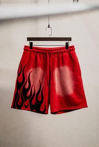 Shorts de sport rétro vierges en gros, couleur unie, respirants, pour l'entraînement en extérieur, pour hommes - Product Image 1