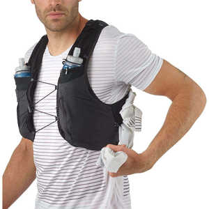 Gilet d'hydratation avec deux poches pour bouteilles et compartiment avant zippé pour la randonnée et les activités de plein air, construction en nylon durable - Product Image 3