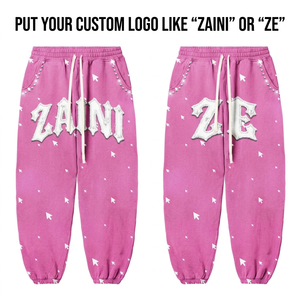 ZAINI 420 GSM Premium Cotton <b>Polyester</b> Fleece <b>Men</b> <b>Jogger</b> Pant Breathable Quick Dry Eco-Friendly Drawstring Closure Pleated Front - Product Image 1