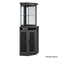 Meuble bar moderne en bois de qualité supérieure avec portes à panneaux finition crème, poignées en laiton, compartiment de rangement pour vin, meuble autoportant pour la maison