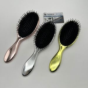 Brosse à cheveux massante à coussin d'air en nylon et poils de sanglier électroplaqués, personnalisable avec logo, haute qualité, pour extensions capillaires, service OEM - Offre Spéciale - Product Image 4