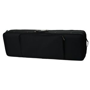 Borsa Nera Quadrata per Violino con Igrometro, Chiusura a Cerniera, Portatile, in Schiuma EVA, per Conservazione Basso, Chitarra, Pianoforte - Modello 17001903 - Product Image 2
