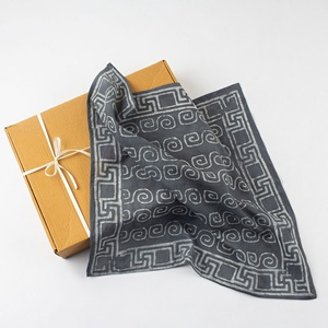 ผ้าพันคอผ้าฝ้ายพิมพ์ลายแบบออกแบบได้เองผ้าพันคอกลางแจ้งสไตล์อินเดีย - Product Image 3