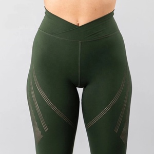 Pantalon de sport de yoga décontracté en coton haute durabilité pour femmes antibactérien respirant à la mode utilisation de gymnastique écologique Pakistan - Product Image 6