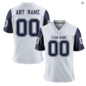 Custom Red American Football Jersey Personalized Football Shirt with Team Name Number Fans Men Women Youth Kids Top Streetwear - Product Image 5