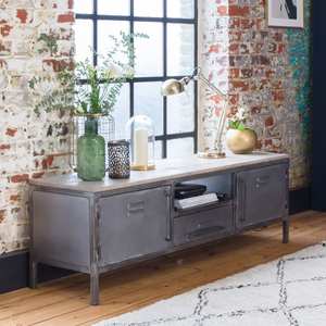 Soporte para TV Vandana Cresta Arion en gris metal - Product Image 4