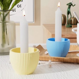 Luxury Elegant Handmade Resin <b>Candle</b> Holder <b>Set</b> Custom New Design for Home Decorative and Wedding Pack of - Product Image 3