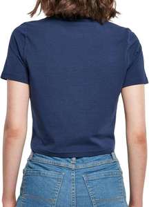 Top Corto para Mujer, Cuello Redondo, Manga Corta, Corte Regular, Ligero, Informal, Esencial para el Día a Día - Product Image 6