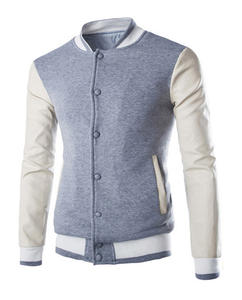 Chaqueta Varsity Personalizada para Hombre, Talla Grande, Mangas de Cuero Genuino, Parches de Chenilla de Alta Calidad, Bordado de Letras en Lana - Product Image 5