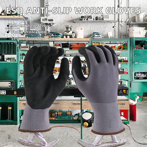 Gants de protection multifonctionnels en nitrile Ansell 7 oz, antistatiques, résistants à l'huile, résistants à l'abrasion, avec manchette de sécurité, résistants aux déchirures - Product Image 2