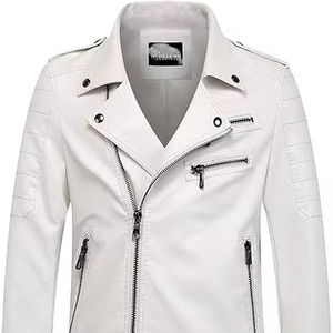 Veste matelassée classique en cuir véritable pour homme - RELEVO INDUSTRY, écologique, hiver, vente en gros directe d'usine, marché américain - Product Image 1