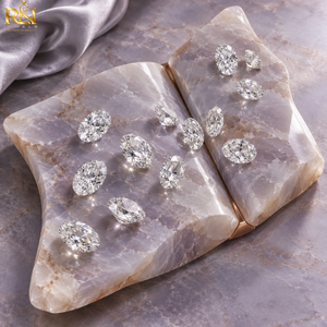 Diamant ovale de 19,50 carats cultivé en laboratoire, couleur DEF |   Coupe excellente, clarté VVS2 VS1 avec scintillation radiante pour bijoux fins - Product Image 1