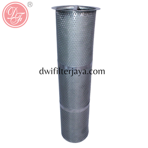 Panier filtrant en acier inoxydable pour pipeline, élément filtrant à grand débit pour liquides, cartouche filtrante à gaz 300 microns - Product Image 1