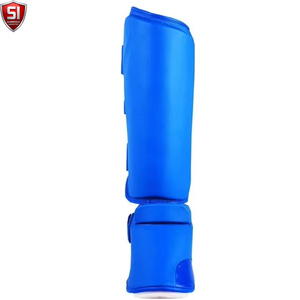 Espinilleras con cierre de velcro para protección deportiva de adultos, diseño ligero, uso en todas las estaciones - Product Image 4