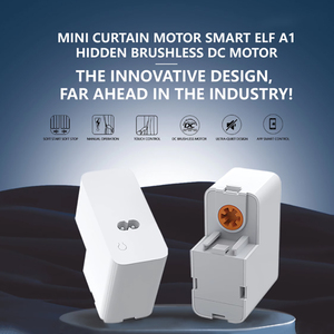 Mini Motore Digitale Intelligente Moderno in Metallo per Tende con Controllo Tramite App Tuya, Motore DC Brushless Nascosto Ricaricabile USB per Tende e Tapparelle - Product Image 4