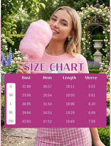 Pink <b>Women's</b> Short Sleeve Tank <b>Tops</b> with Solid <b>Mesh</b> Decoration Crew Neck Breathable 100% Cotton Formal Knitted T-Shirt - Product Image 4