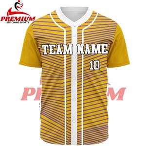 Maillot de baseball personnalisé de qualité supérieure, sublimation, tissu léger et doux, coupe confortable, respirant - Product Image 3