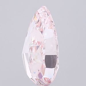 Diamant de laboratoire rose intense fantaisie taille poire 1 carat, polissage excellent, clarté VS2, certifié IGI, pierre synthétique pour bijoux - Product Image 5