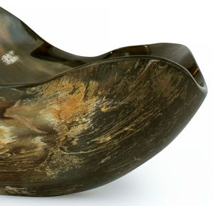 Ensaladera de cuerno sostenible de alta demanda, cuenco pulido a mano y seguro para alimentos para servir ensaladas, frutas y aperitivos - Product Image 2