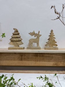 Base de Madera de Pino Plateado para Árbol de Navidad, de 5 a 60 Pulgadas, para Decoración de Fiestas, desde India - Product Image 3