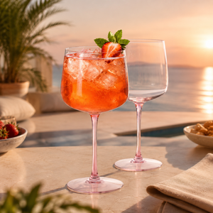 Verres à vin colorés en borosilicate faits à la main de 390 ml, sans plomb, à pied, pour vin rouge et blanc, réutilisables, vente en gros - Product Image 6