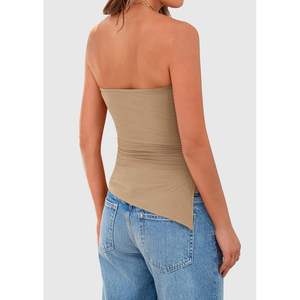 เสื้อชั้นในกีฬาแบบ Bandeau สำหรับผู้หญิง ขายส่ง แบบเรียบง่าย ไร้สาย ซัพพอร์ตสูง ไร้ตะเข็บ เหมาะสำหรับโยคะ - Product Image 2