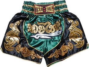 Pantalones Cortos de Boxeo MMA Fluory Lisos de Satén, Ropa de Artes Marciales de Alta Calidad para Muay Thai, Dropshipping - Product Image 2