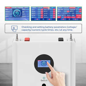 Système d'énergie solaire au lithium-ion HR 48V 100Ah 5KWh pour la maison, ensemble complet pour le réseau électrique, IP65 blanc, 100 kg, 10 kWh, 15 kWh, 200Ah, 300Ah - Product Image 5