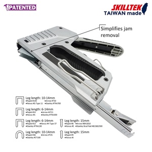 6 in 1 Effort Saving Aluminum Staple Gun with Safety Lock for Industrial and DIY Heavy Duty Tacking - Product Image 2