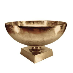 Stainless Steel Metal Wine Bowl Pedestal Champagne Ice Bucket Luxury Large Silver Footed <b>Drink</b> Chiller <b>Cooler</b> Basin For Party - Product Image 6