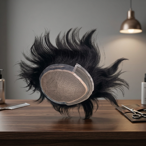 Peluca Mirage de Cabello Humano con Encaje Frontal para Hombres, Peluca Médica con Encaje Frontal, Perruque Homme - Product Image 3