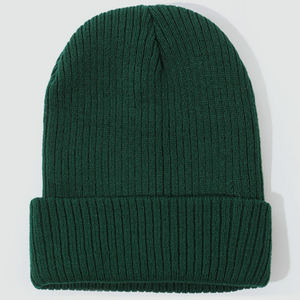 Custom Brand Adult Unisex Acrylic/<b>Wool</b> <b>Beanie</b> Winter Warm Flat Knitted Solid Pattern Outdoor Daily Use - Product Image 4