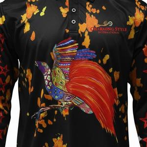 Chemises de pêche australiennes à manches longues, UPF 40, séchage rapide, polyester - Product Image 5