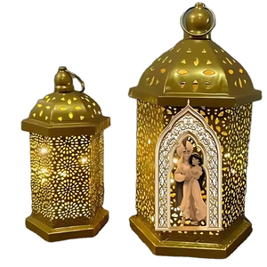 Nouvelles lanternes marocaines en métal faites à la main pour décorations intérieures et extérieures de qualité supérieure - Product Image 1