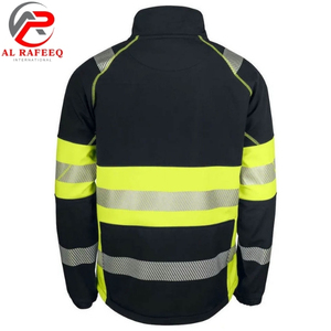 Chaqueta Softshell de Alta Visibilidad y Calidad Superior, Impermeable, de Poliéster, Ropa de Trabajo de Seguridad con Logotipo Personalizable 2026 para Hombre, Corte Ajustado - Product Image 3