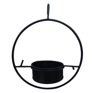 Mangeoire à oiseaux suspendue en métal pour extérieur, décoration de jardin, patio, maison - Product Image 3