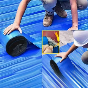 Bande de caoutchouc butyle rouge taille personnalisée disponible épaissie pour la durabilité résistant aux hautes températures pour la réparation de toit - Product Image 3