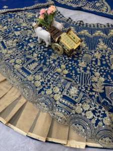 Elegante Lehenga Choli de Red Suave de Primera Calidad, Estilo Indio-Pakistaní, Largo hasta el Suelo, para Bodas, Tradicional, con Lentejuelas para Mujer - Product Image 6