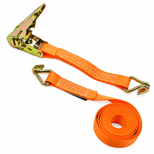 Sangle d'arrimage à cliquet 25 mm 800 kg en polyester robuste pour la fixation de cargaison sur camions et remorques – Vente en gros, fournisseur d'usine - Product Image 5