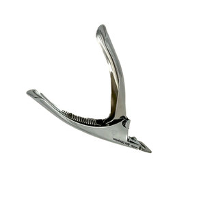 ที่ตัดปลายเล็บโครเมียมคุณภาพสูง ที่ตัดเล็บมืออาชีพ ใบมีดสแตนเลสทนทาน เครื่องมือตัดสำหรับอะคริลิกเจล - Product Image 6