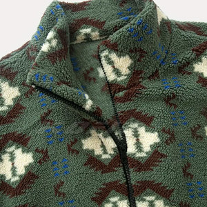 Veste en sherpa pour homme, veste d'hiver chaude doublée de polaire, veste décontractée pour l'extérieur, douce et confortable, veste en sherpa pour homme - Product Image 3
