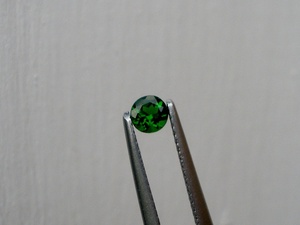 Diopside vert chromé rond de 4 mm - Product Image 2