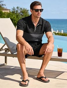 Ensemble de jogging pour hommes, été, tricoté, brodé, 100% coton, séchage rapide, manches courtes, logo personnalisé, ensemble chemise et short - Product Image 2