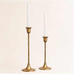 Wholesale Tall Stem Gold Metal Centerpiece Dinner Party and Modern Home Decor Brass Taper Candle Holders In <b>Cheapest</b> Price - Product Image 1